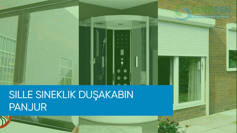 Sille sineklik duşakabin panjur